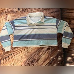 Cropped Long Sleeve Top